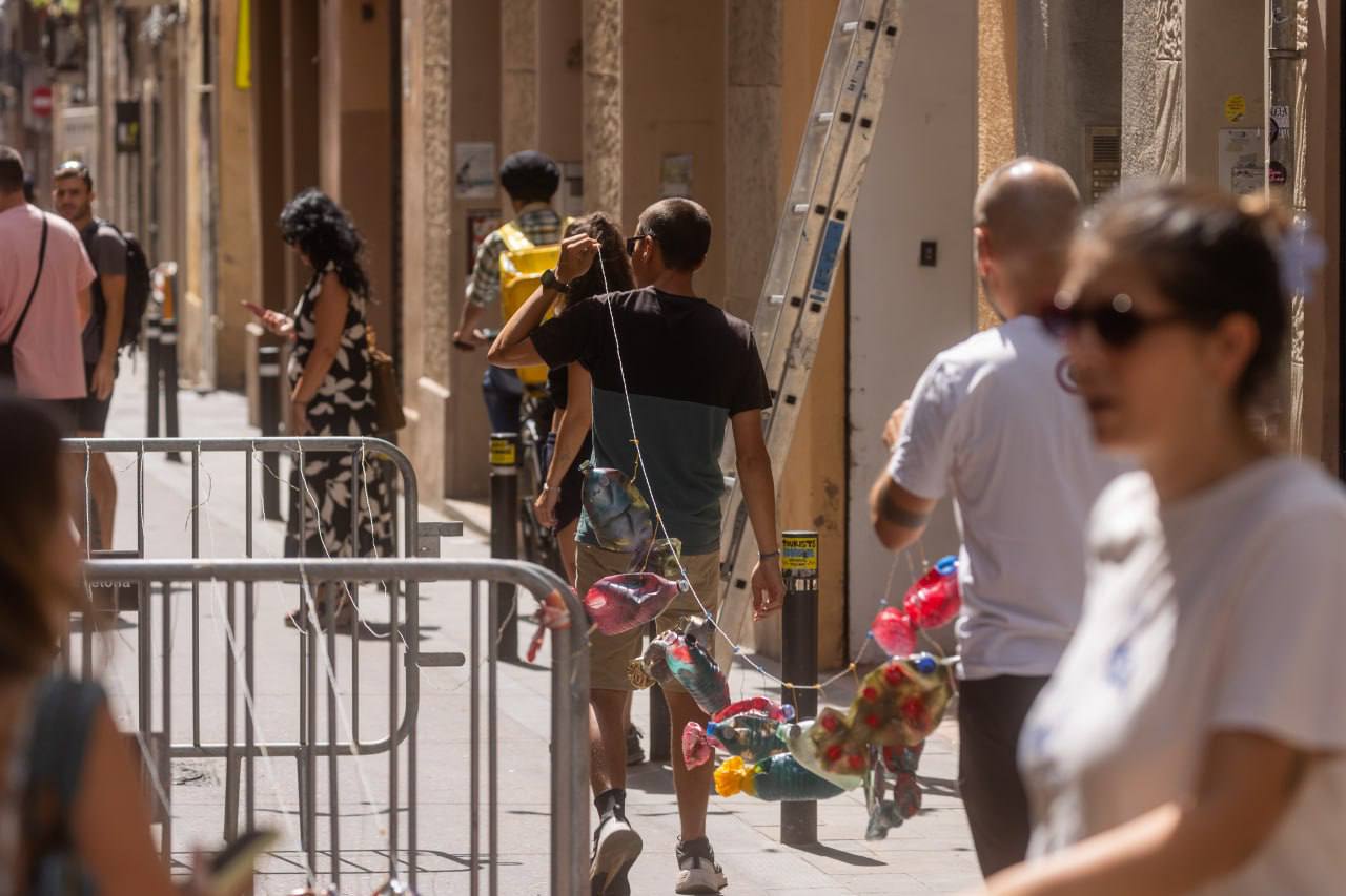 La decoració de les Festes de Gràcia 2024, a Barcelona