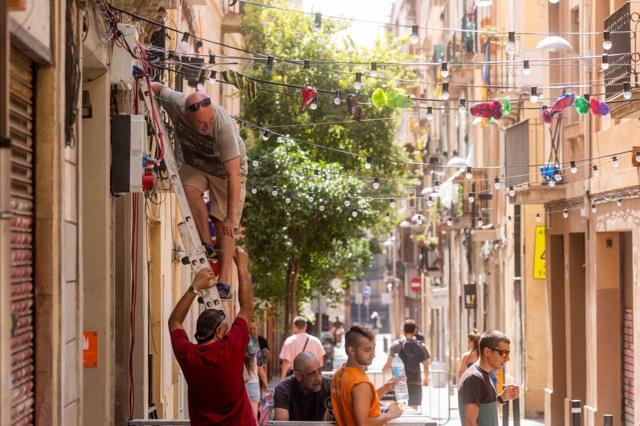 La decoració de les Festes de Gràcia 2024, a Barcelona