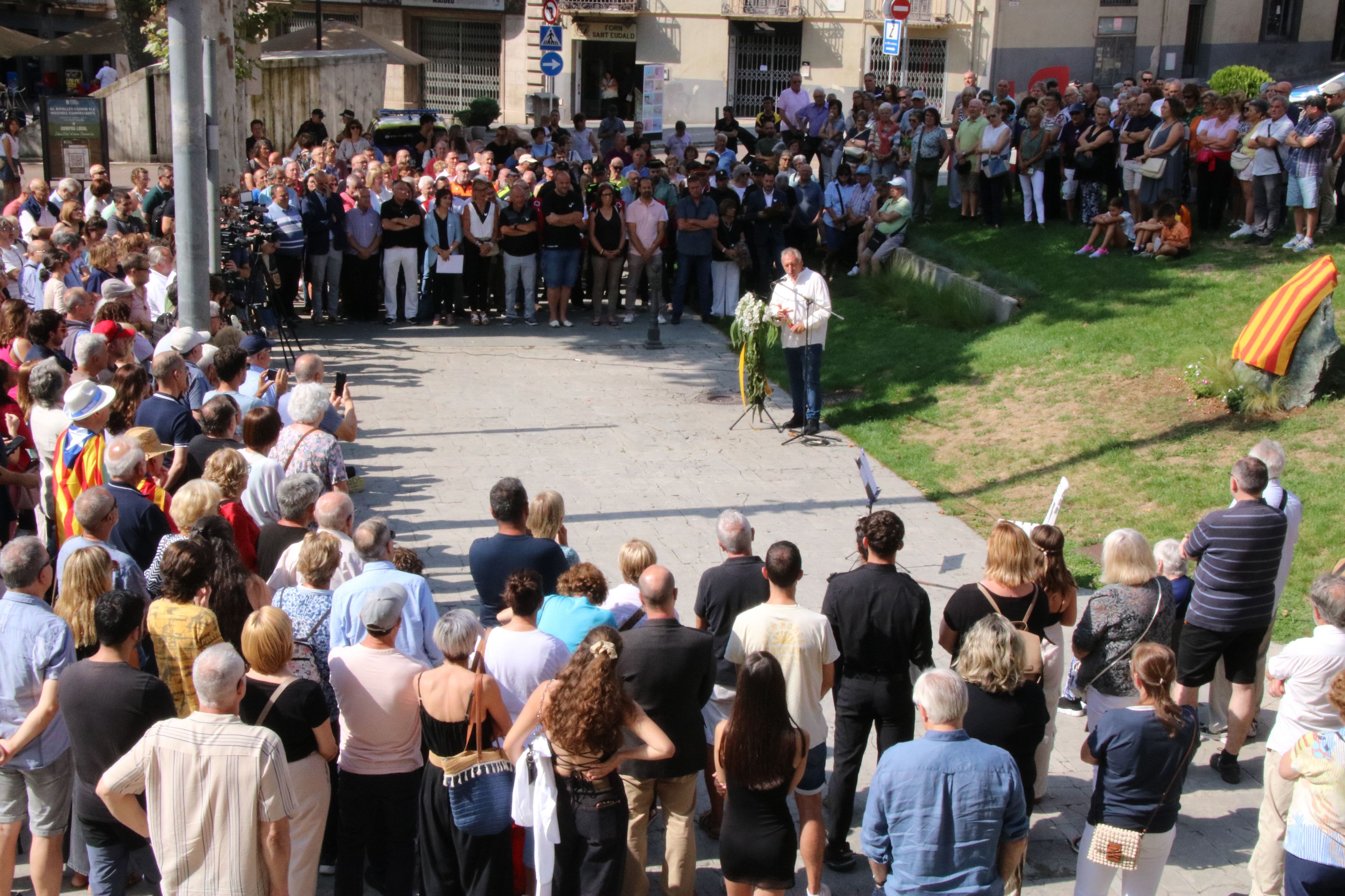 Acte d'homenatge del 17-A a Ripoll