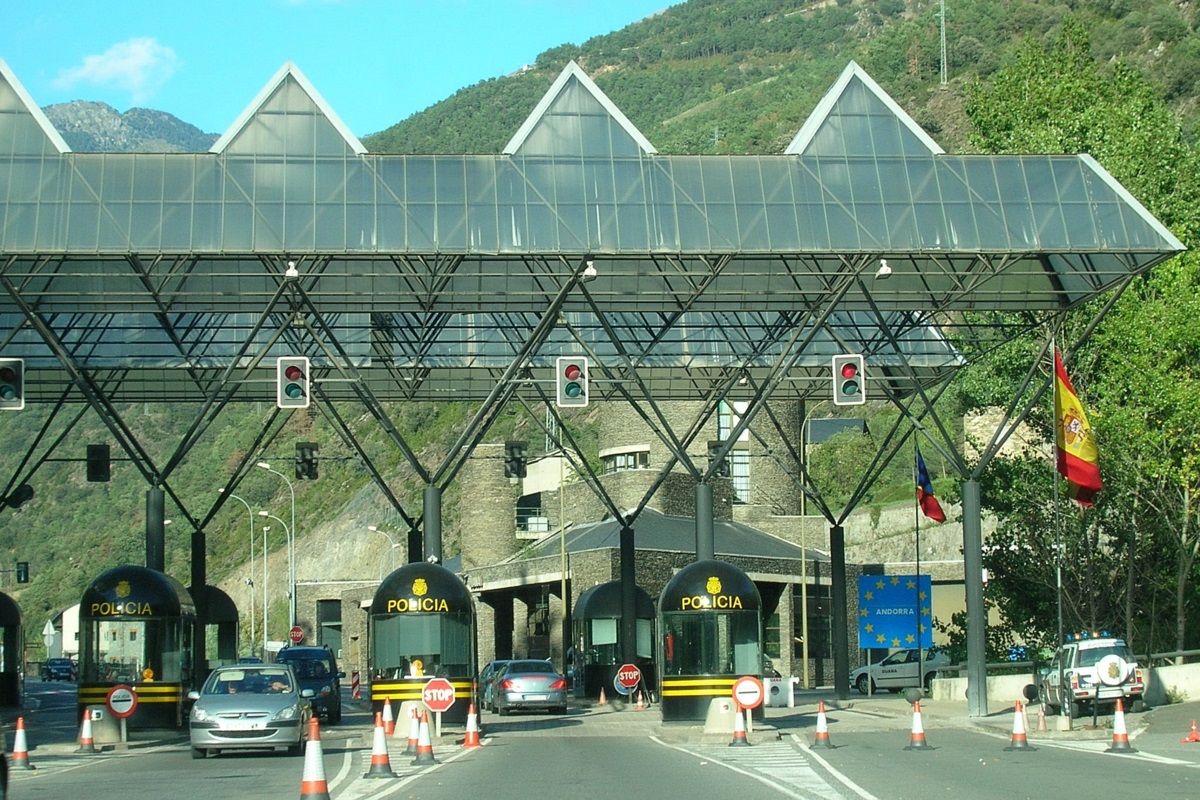 La frontera entre Catalunya i Andorra, en una imatge d'arxiu