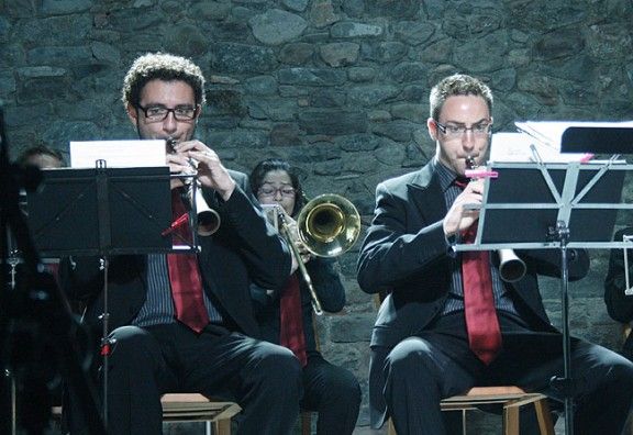 La Cobla Sant Jordi va protagonitzar el tradicional concert de sardanes del Festival de Ripoll.