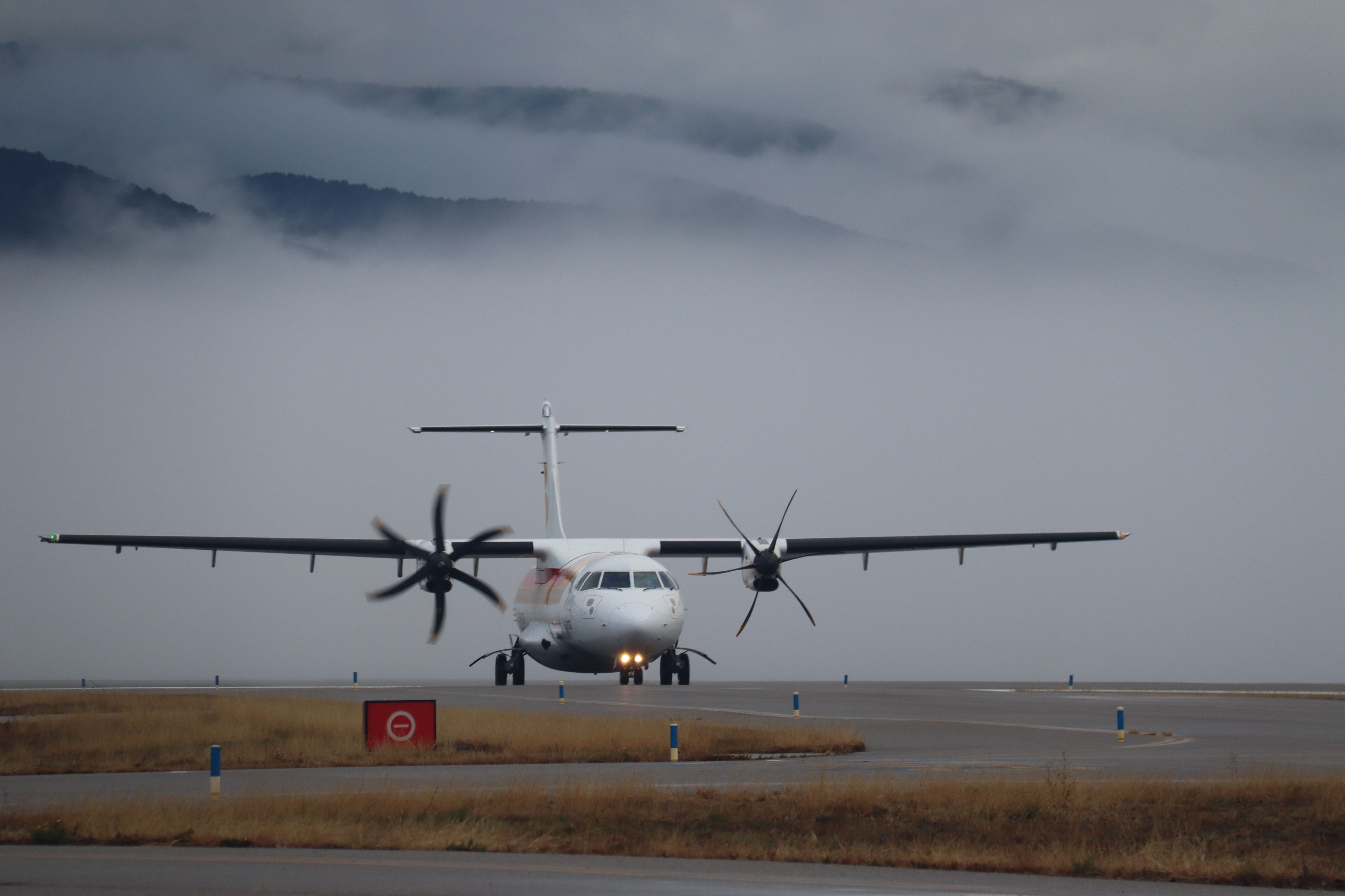 Un avió, en una imatge d'arxiu