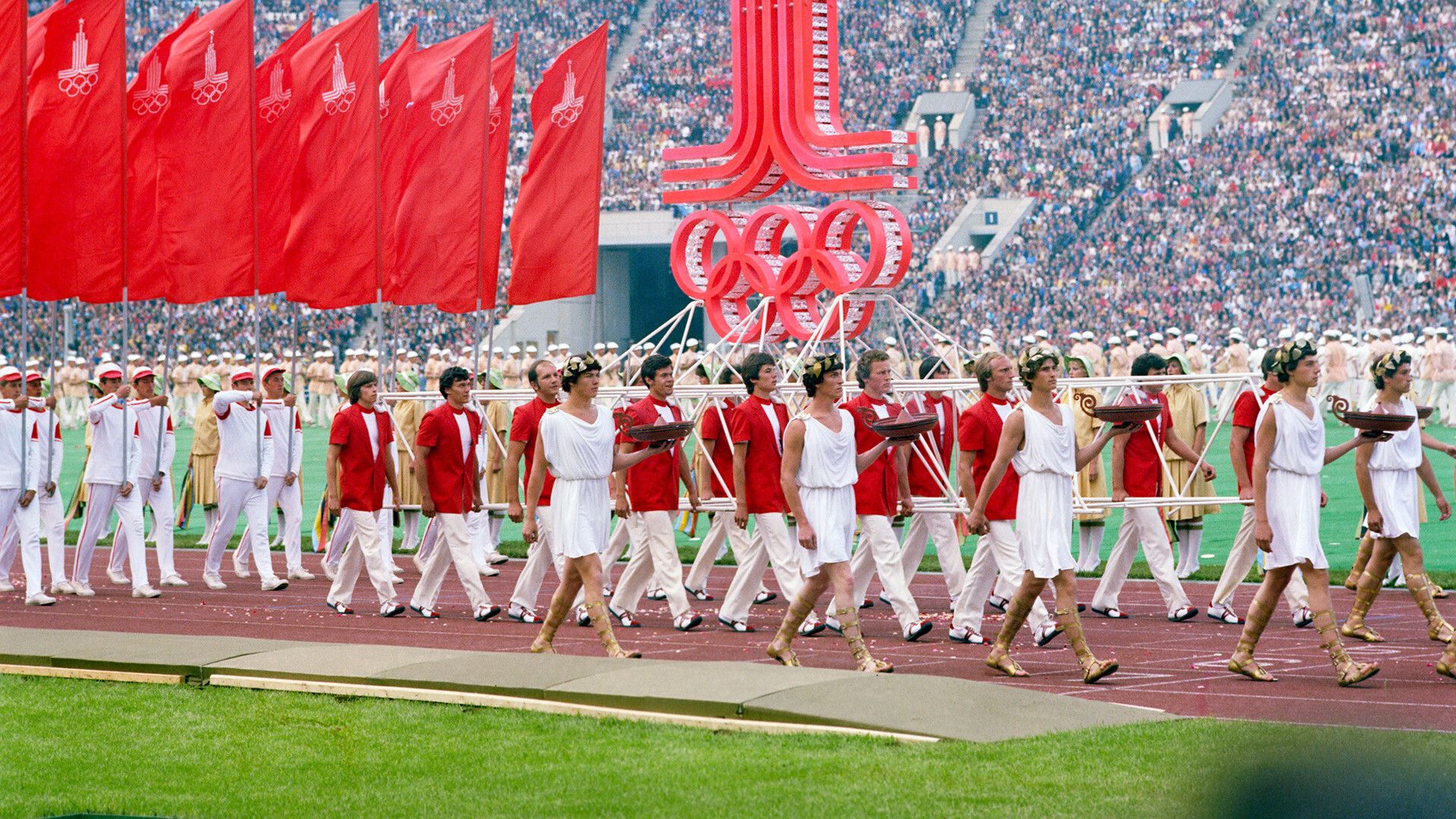 Cerimònia  inaugural dels Jocs Olímpics de Moscou de 1980