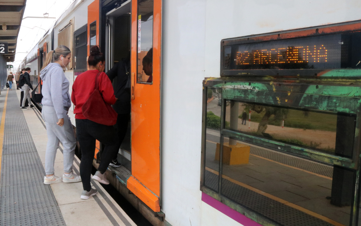 Un tren de Rodalies, en imatge d'arxiu