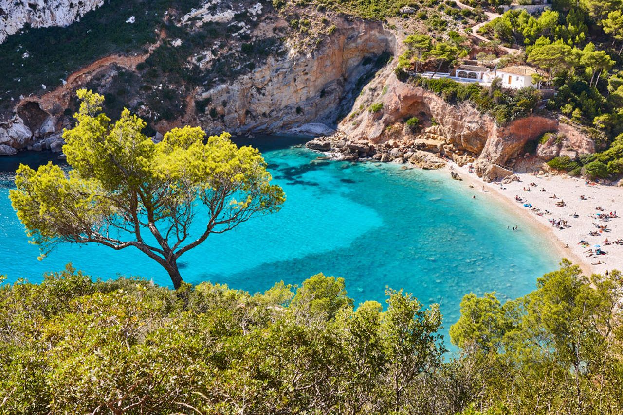 Una platja  de la costa de València