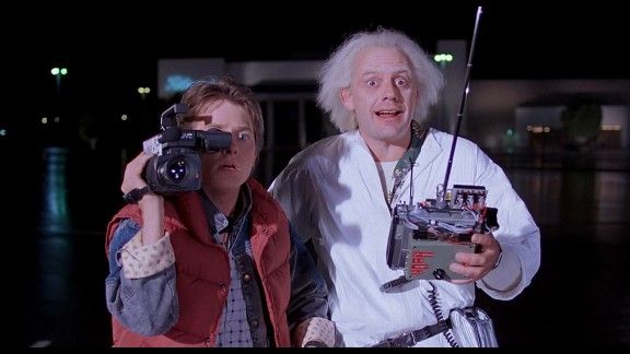 Marty McFly i Doc Emet Brown són els protagonistes de 'Regreso al Futuro'