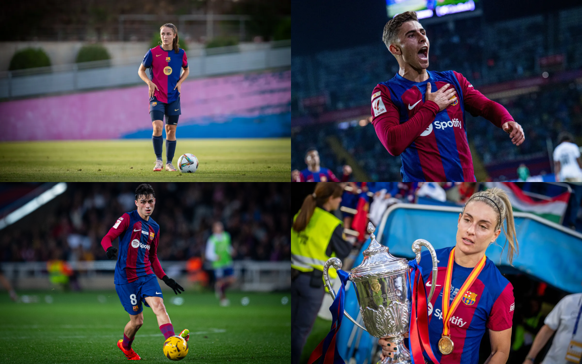 Alguns dels jugadors del Barça lesionats amb la selecció espanyola