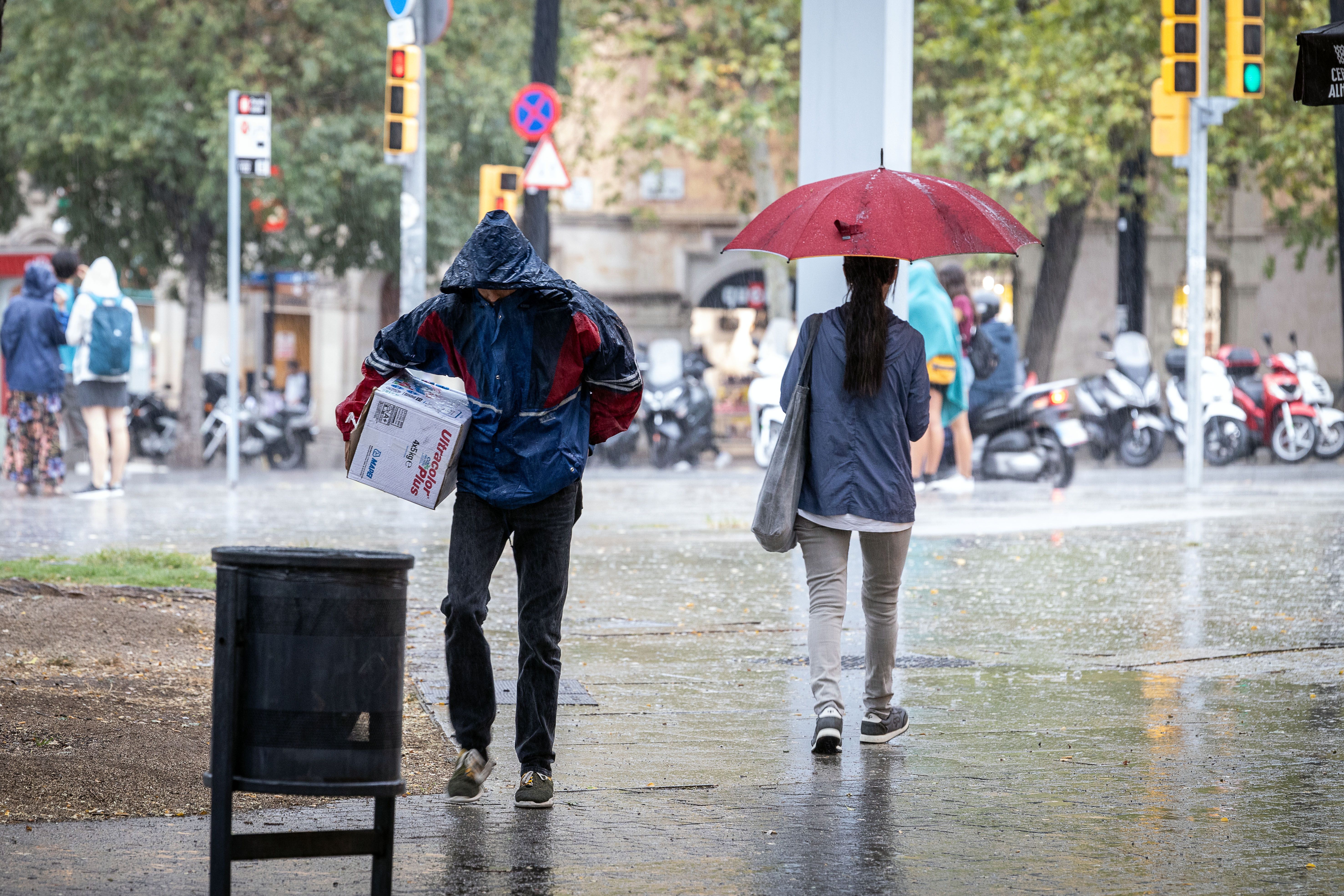 Pluja a Barcelona