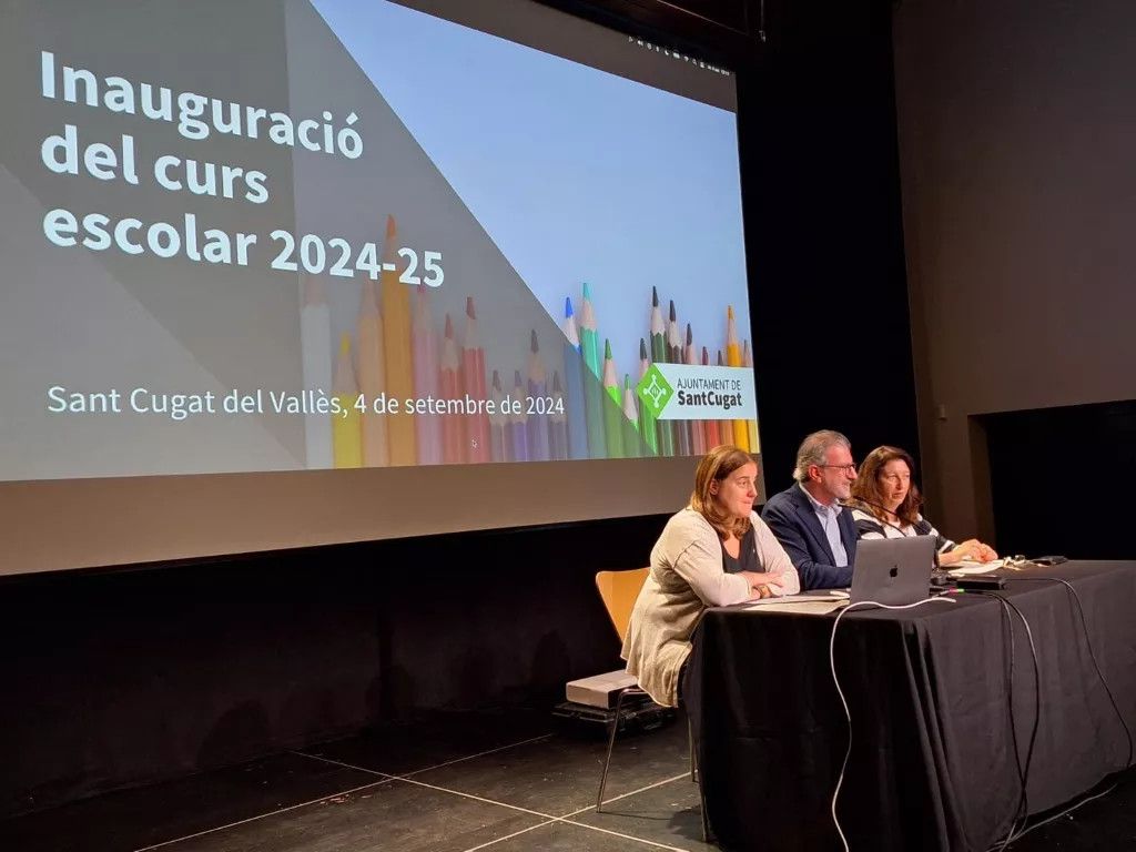 L'acte d'inauguració del curs escolar a Sant Cugat