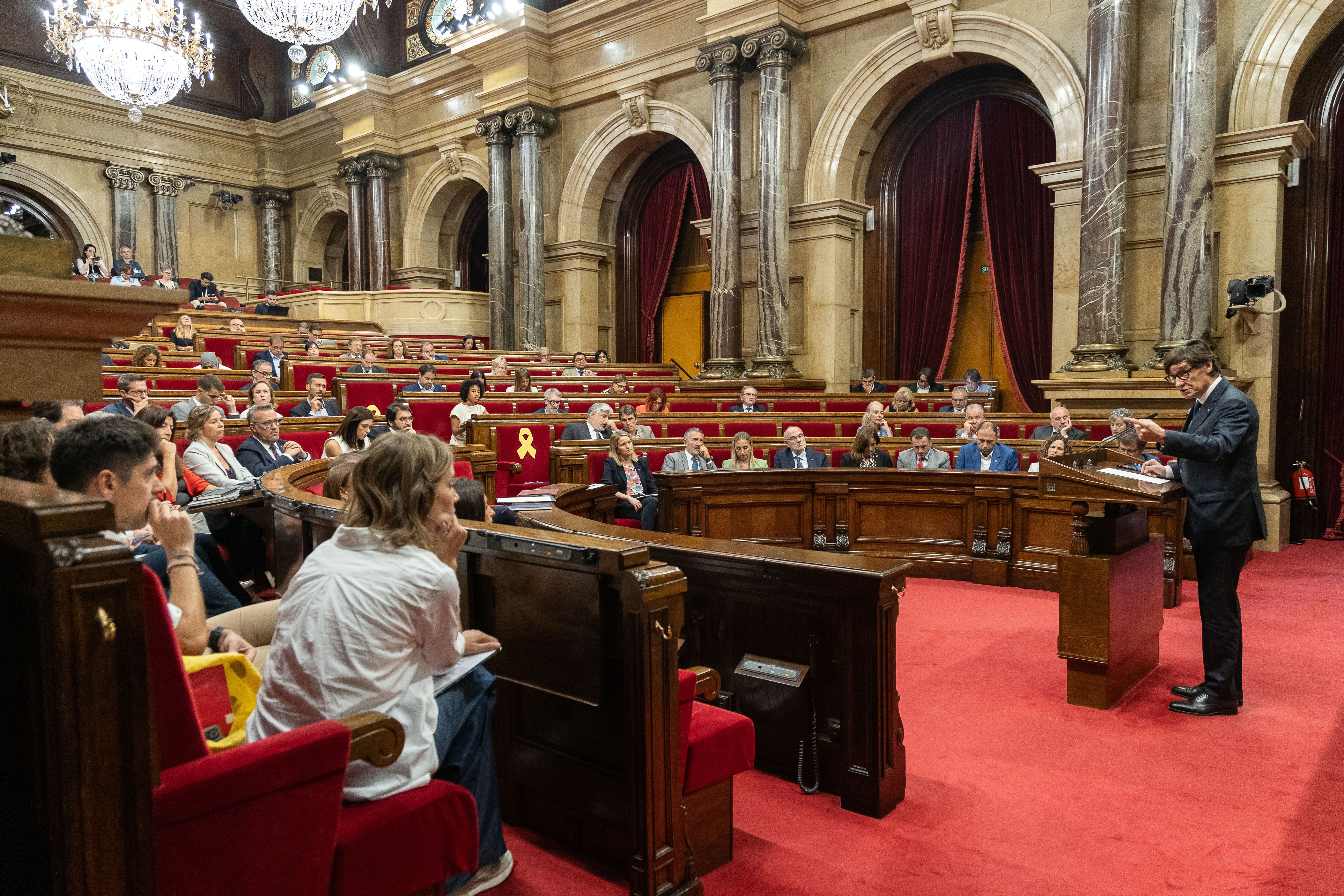 El ple del Parlament, en una imatge d'arxiu.