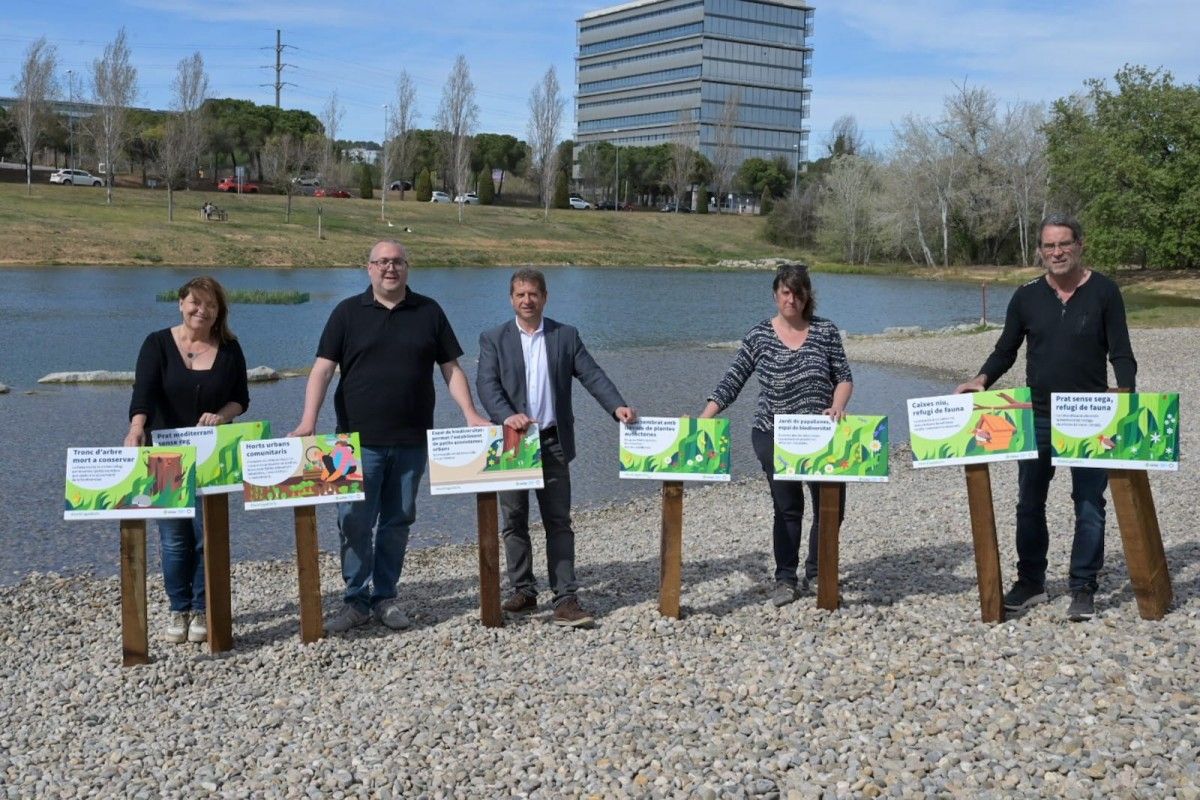 Soler i Gallardo, davant de l'Estany de la Guinardera