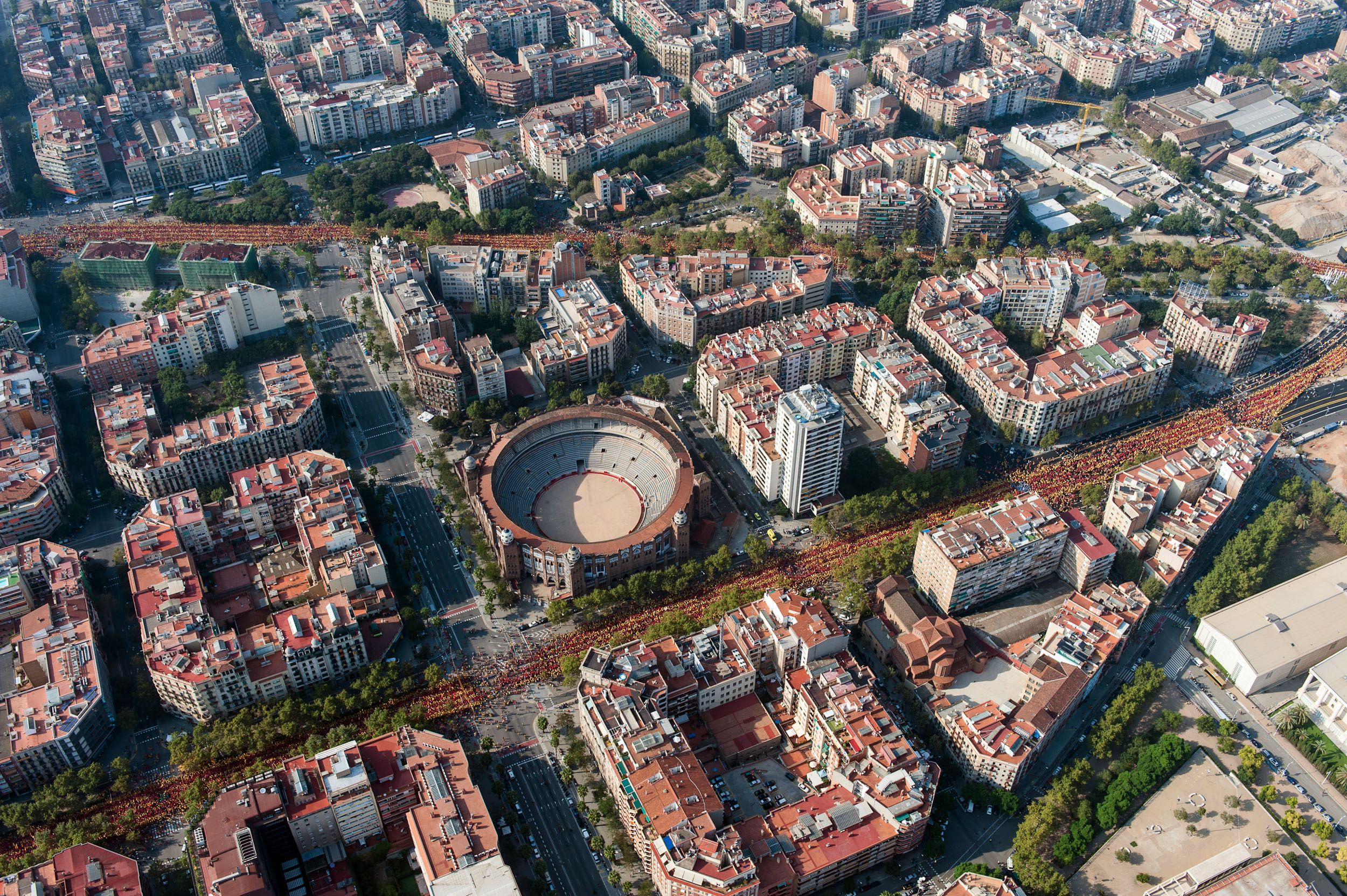 La manifestació de la Diada del 2014 va reunir 1,8 milions de persones a Barcelona, segons la Guàrdia Urbana.