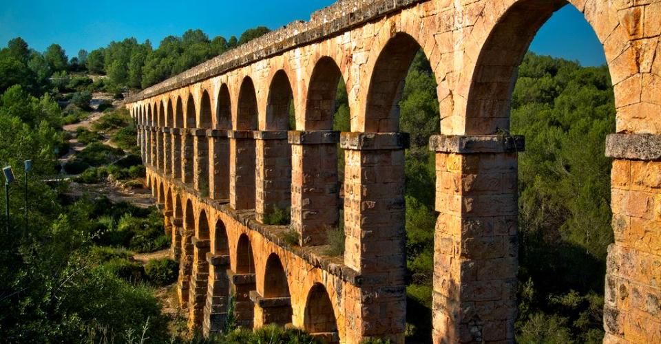 El pont del Diable de Tarragona, en una imatge d'arxiu