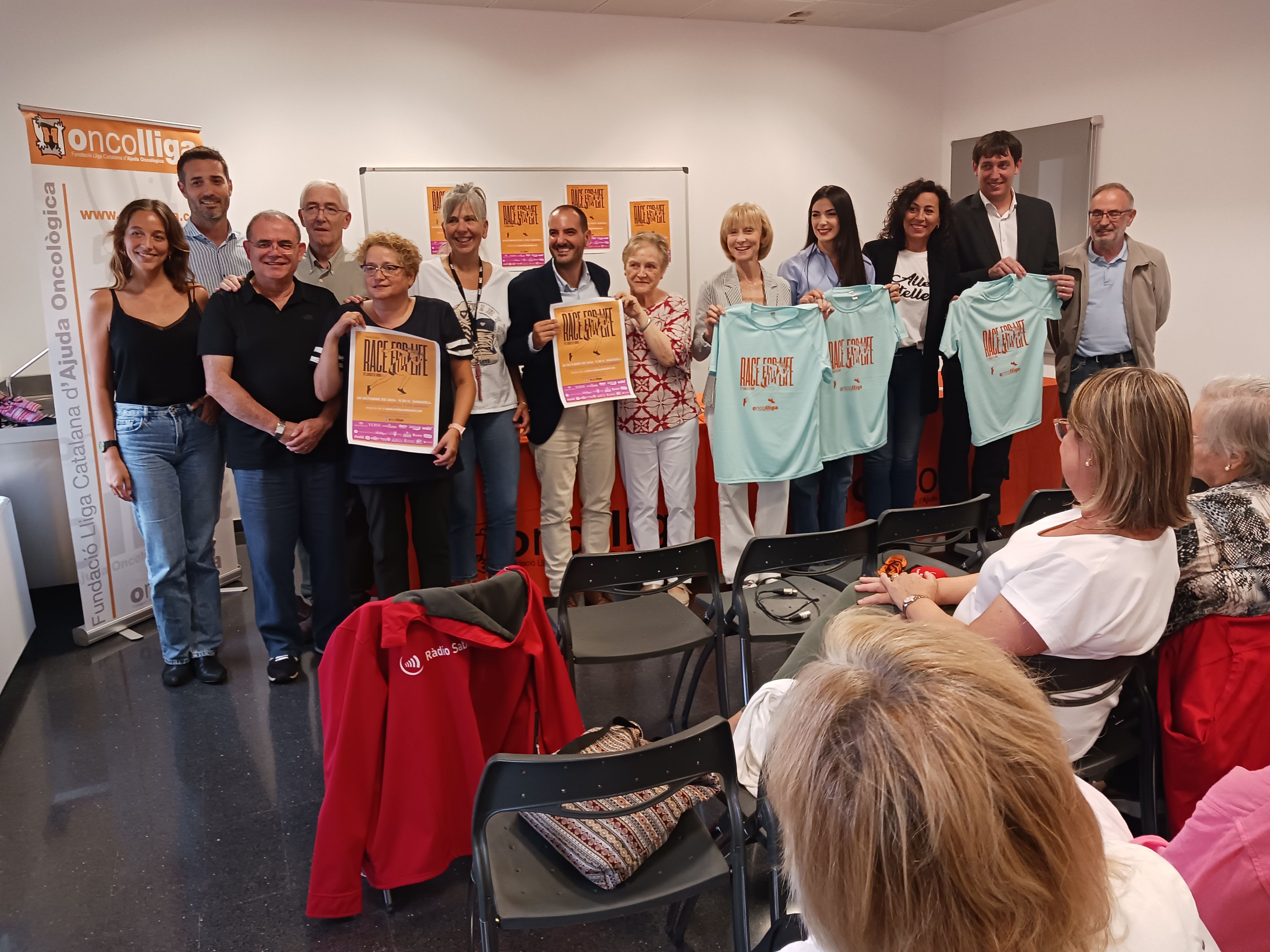 Presentació de la 3a edició de la Race For Life de l'Oncolliga de Sabadell