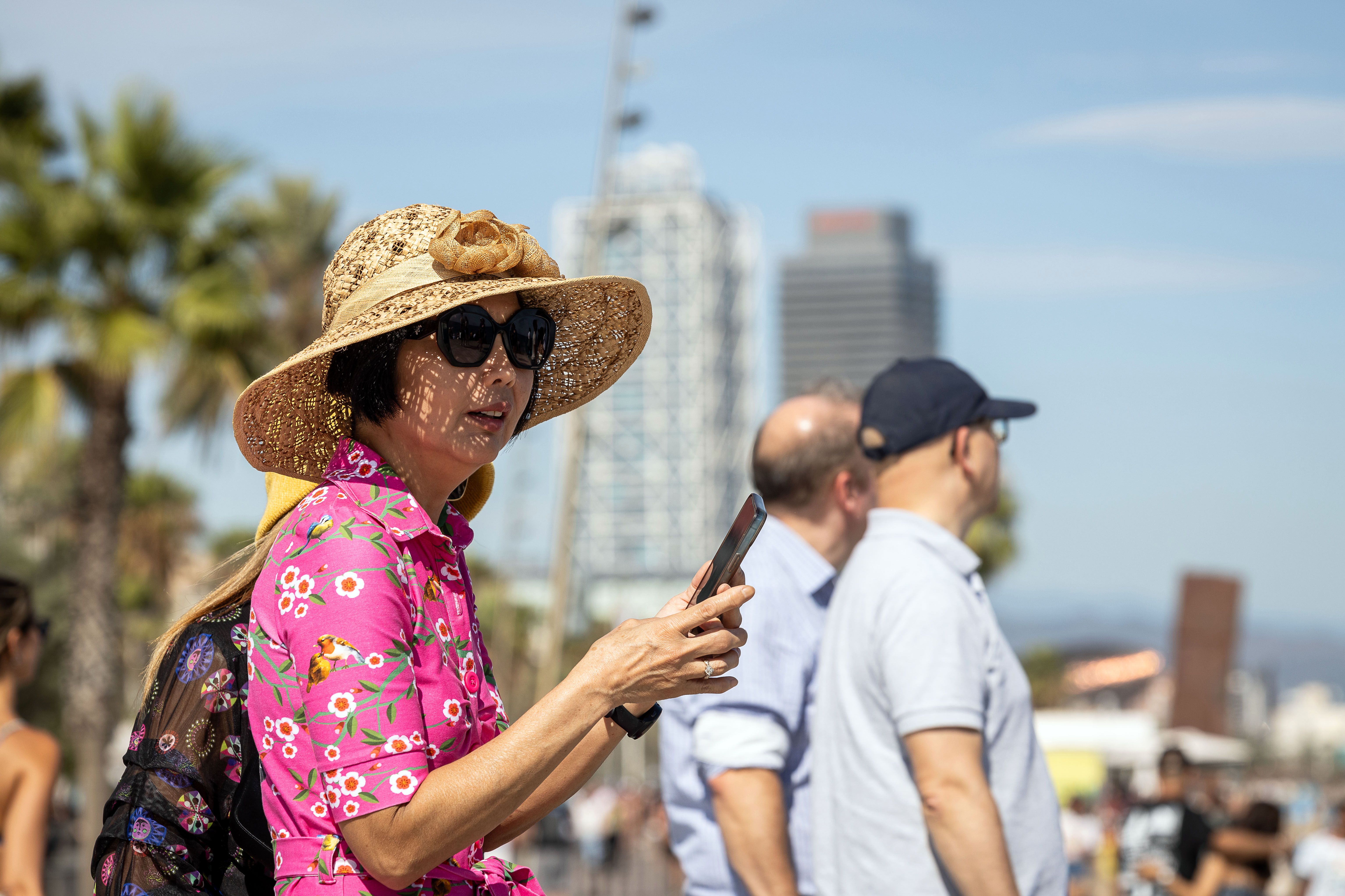 Una turista, en imatge d'arxiu