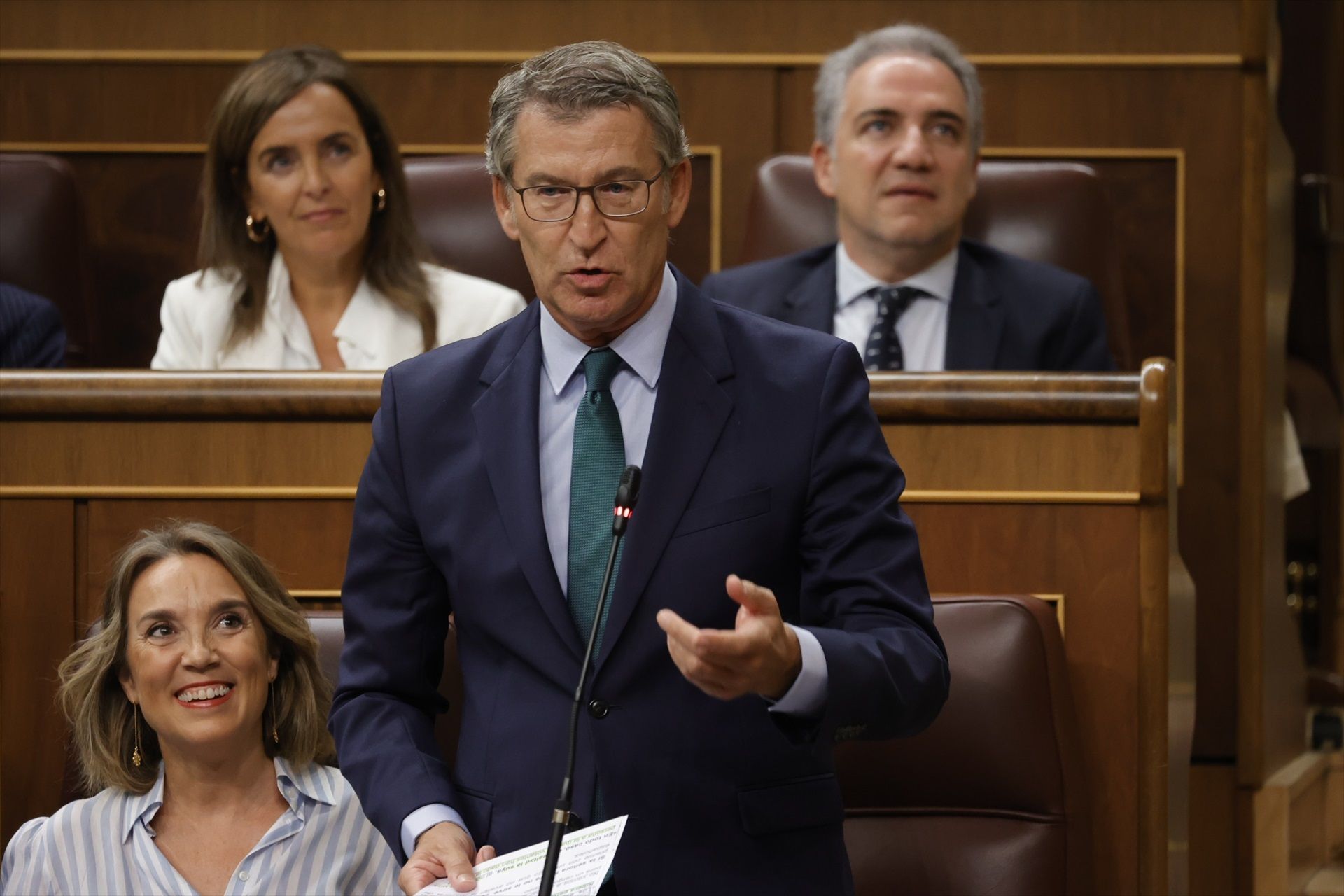 Alberto Núñez Feijóo, aquest dimecres al Congrés.