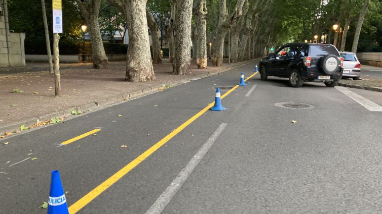 El carril bici provisional estarà operatiu fins a finals de setmana