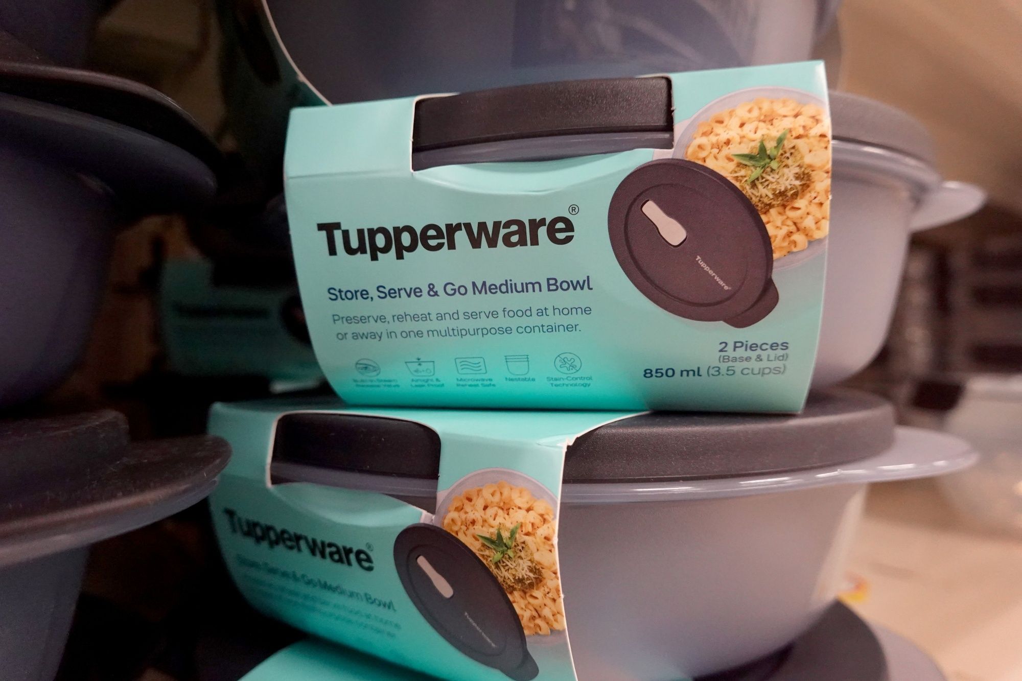 Carmanyoles de la marca Tupperware