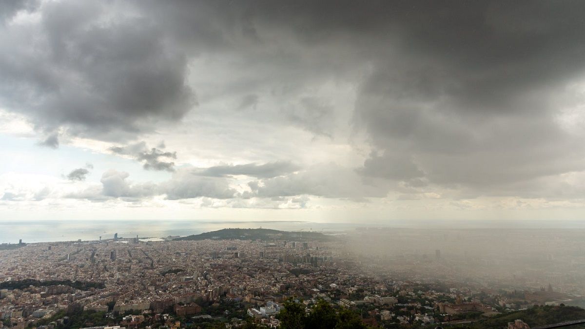 Pluja a Barcelona