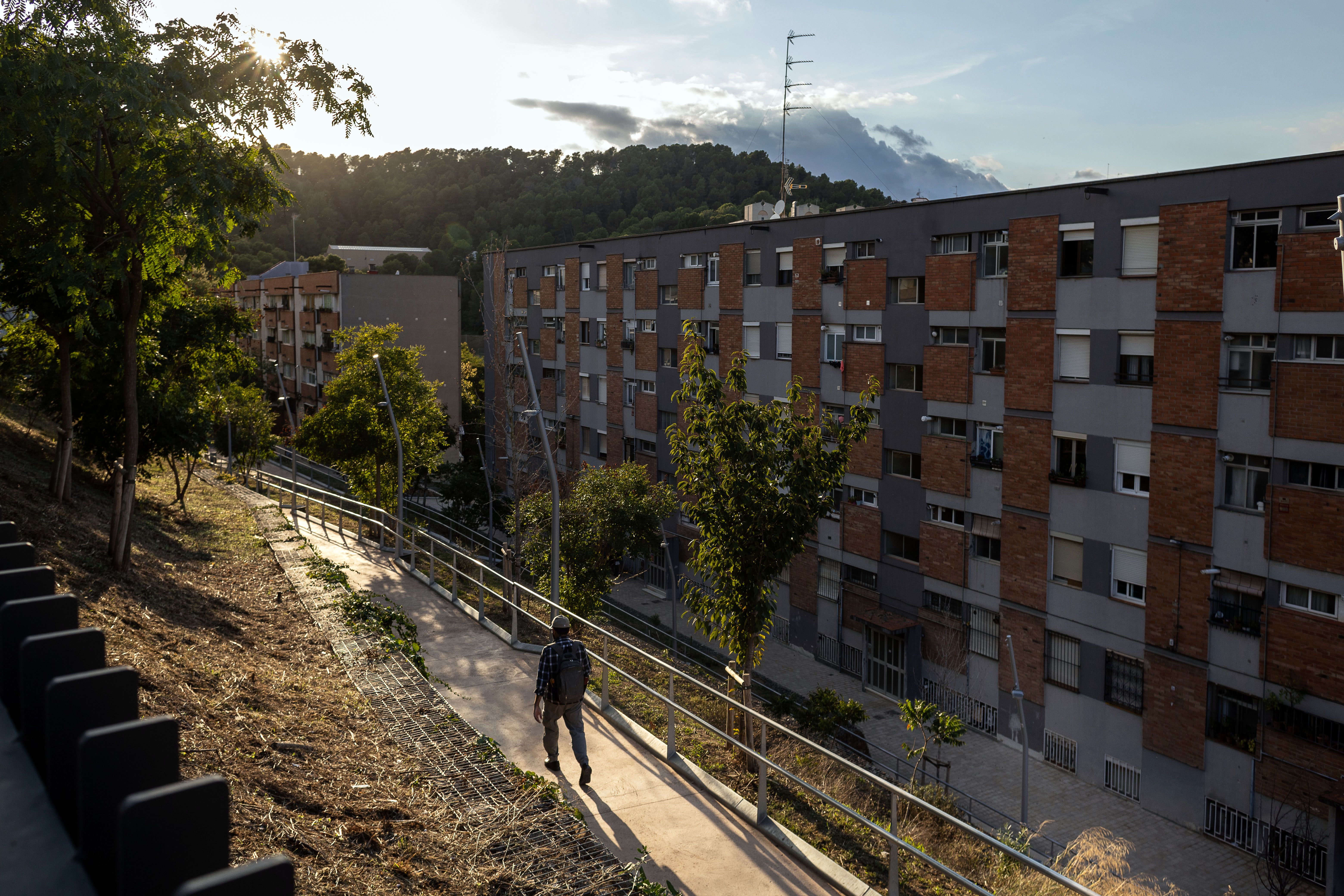 El barri de Ciutat Meridiana, a Barcelona