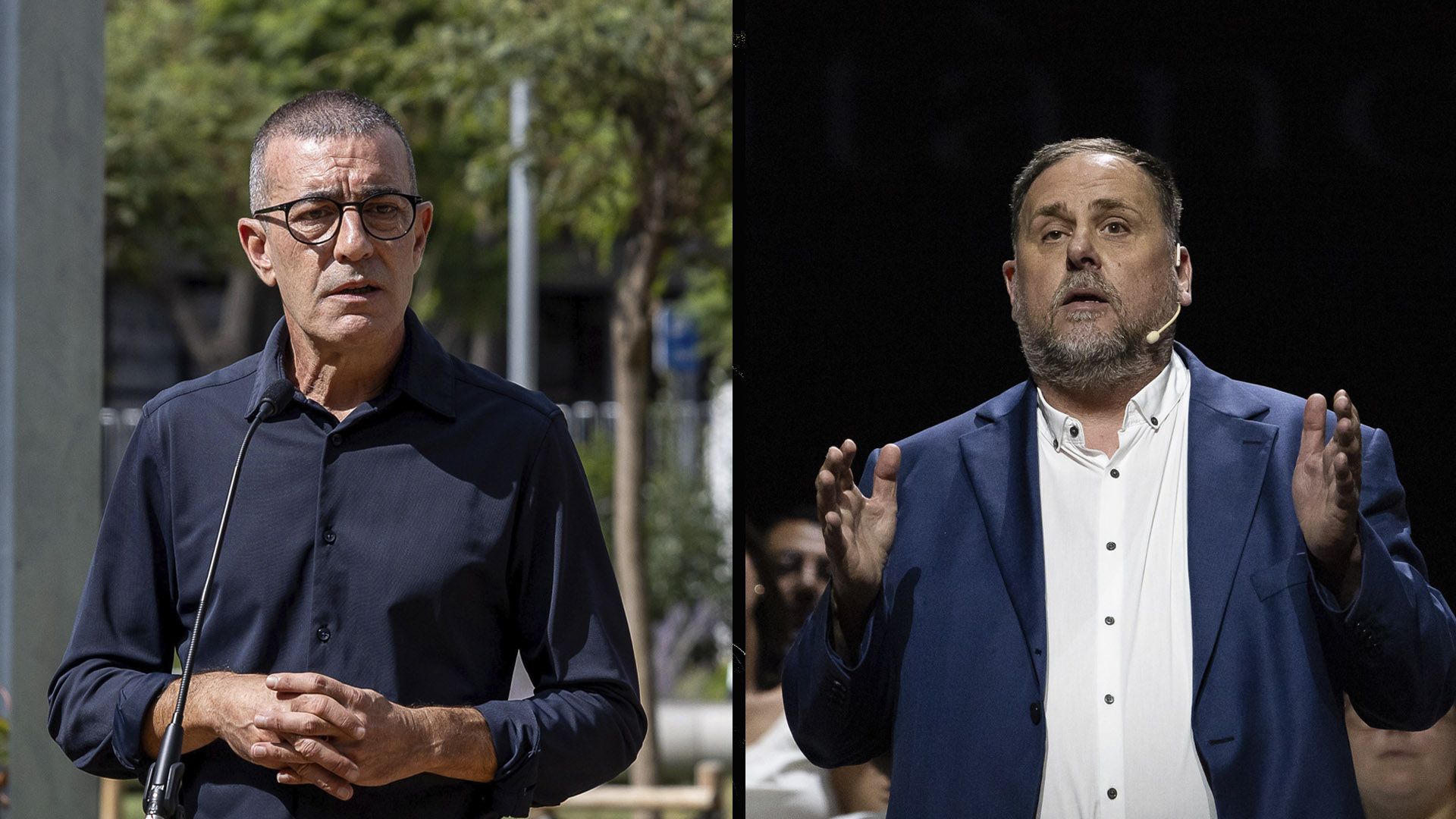 Xavier Godàs i Oriol Junqueras, aquesta setmana.