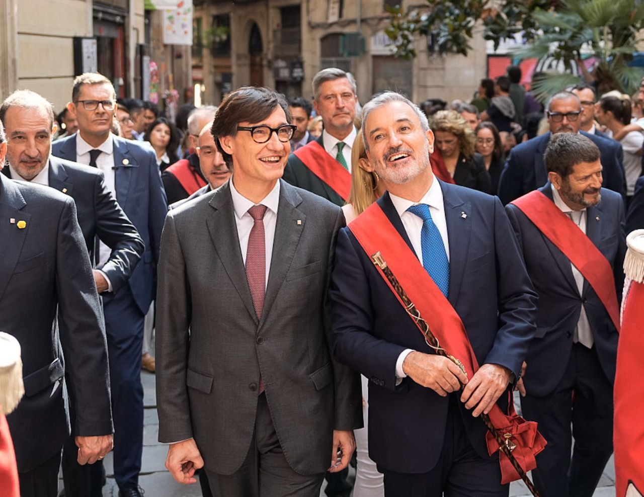 La rua institucional per la Mercè 2024