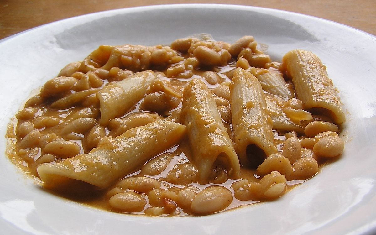 Un plat de «pasta e fagioli»