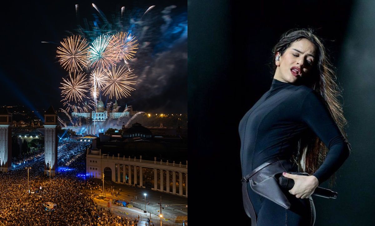 Rosalia, criticada pel Piromusical de la Mercè 2024 a Barcelona