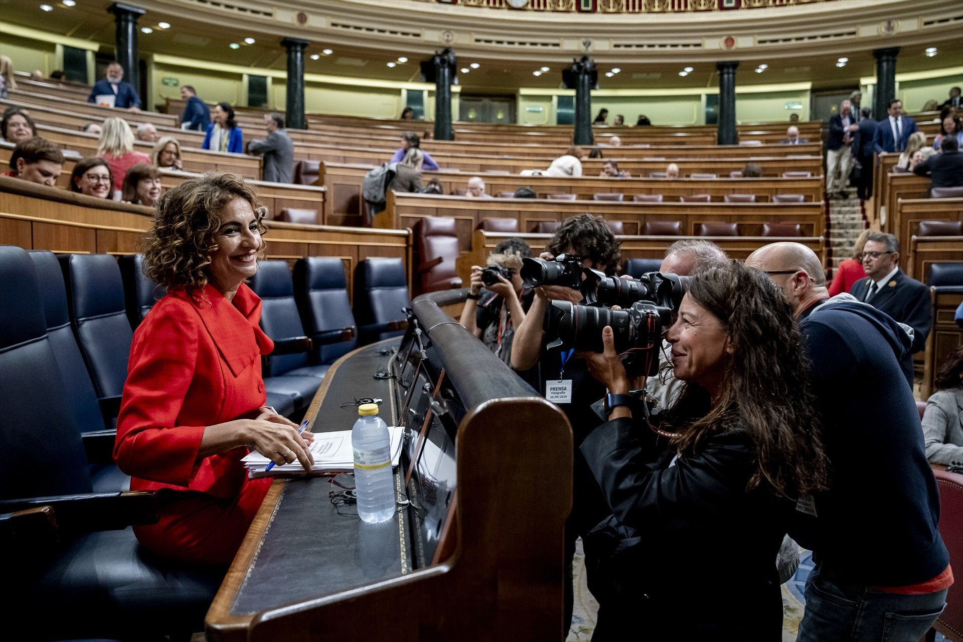 María Jesús Montero, aquest dimecres al Senat.