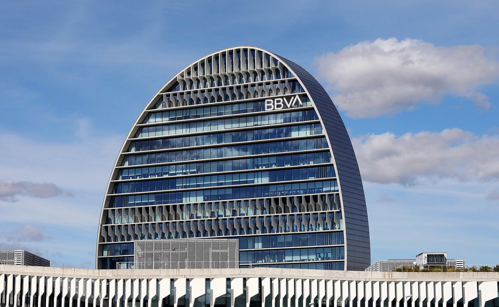 La seu de BBVA a Madrid