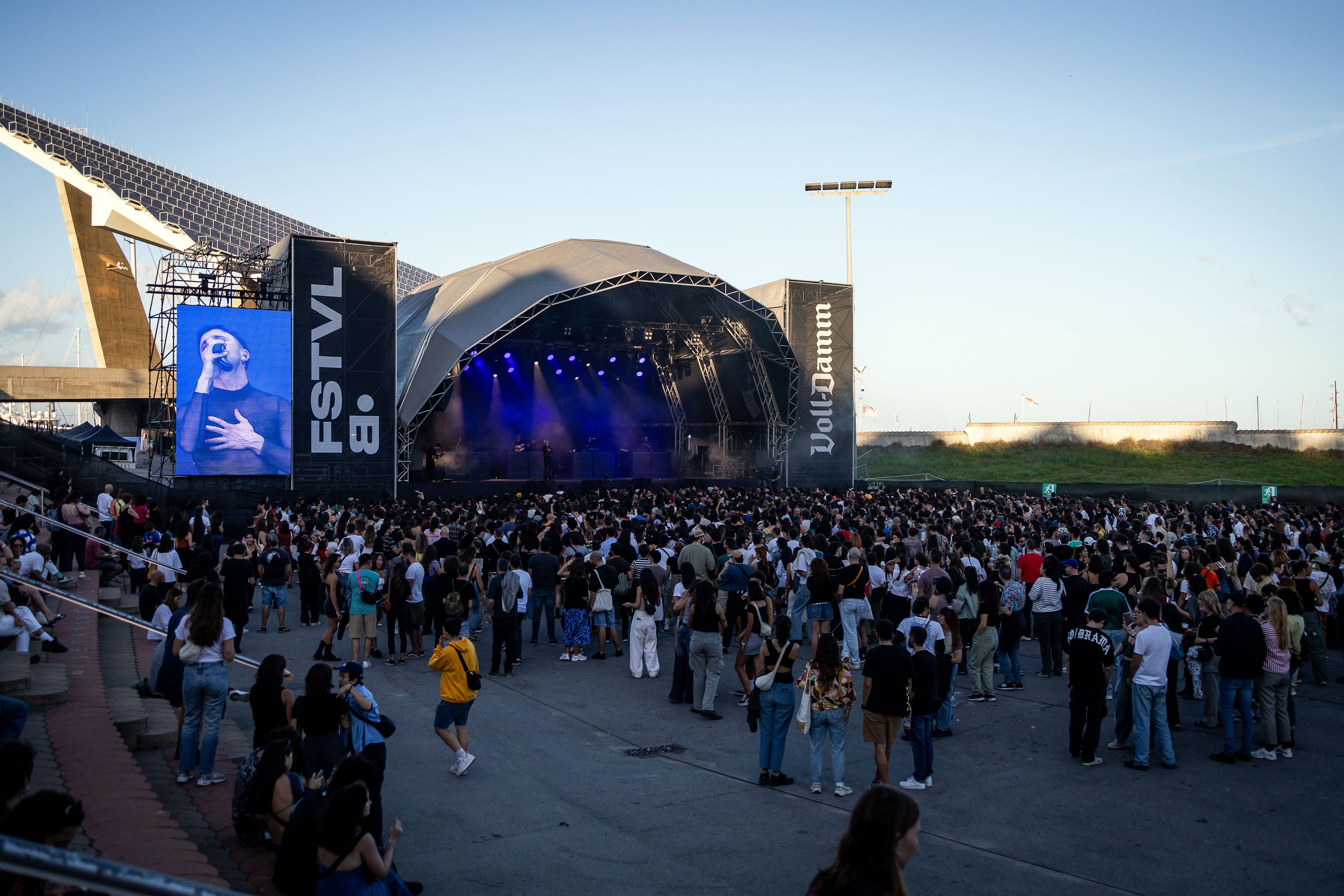 Imatge d'arxiu del Parc del Fórum, durant un concert del Festival B