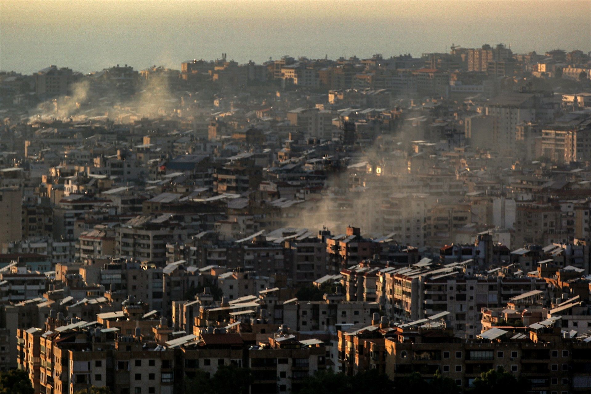 Beirut, en una imatge recent, sota els bombardejos d'Israel