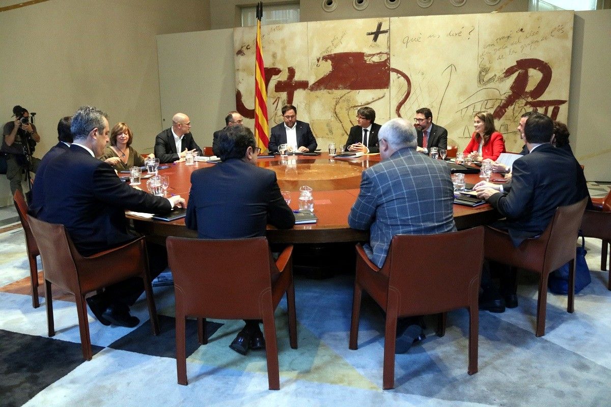 Reunió del Govern del 10 d'octubre del 2017