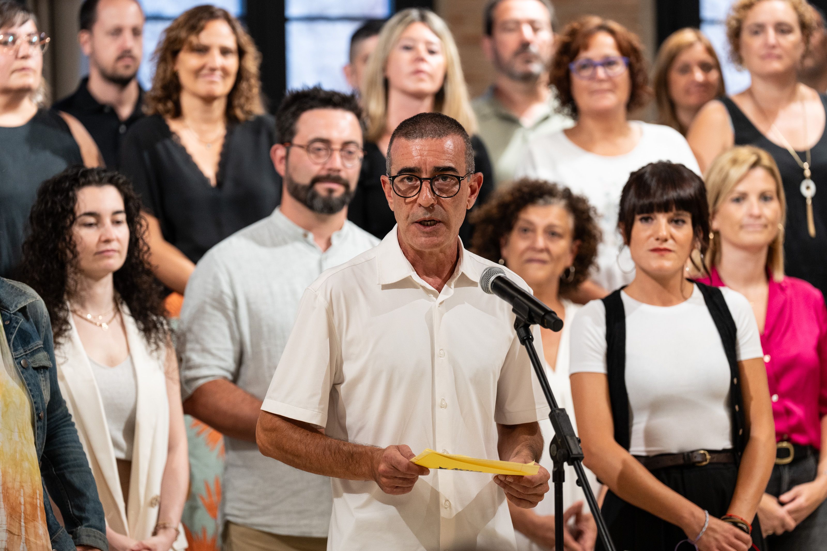 Xavier Godàs, cap de la candidatura Nova Esquerra Nacional