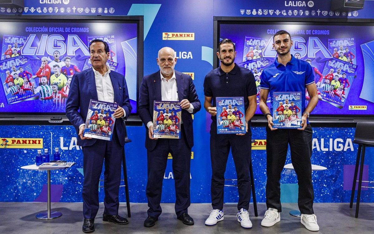 Presentació de l'àlbum de cromos de futbol de Panini d'aquesta temporada