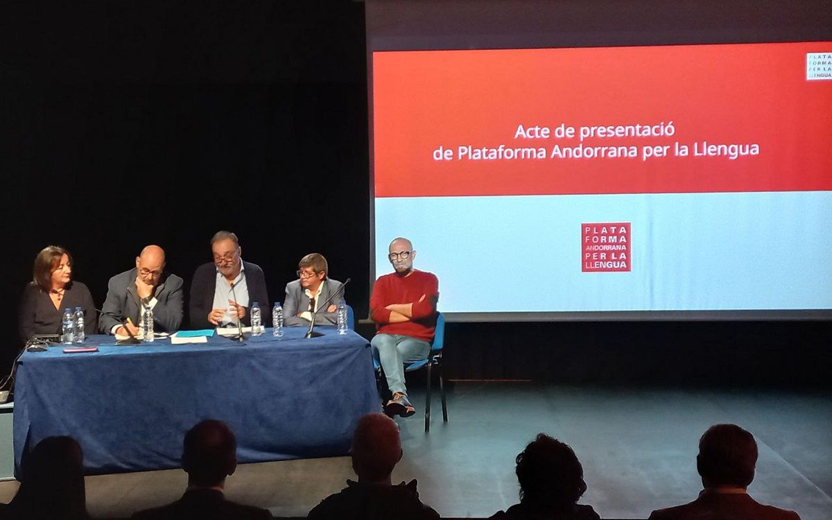 Acte de presentació de la Plataforma Andorrana per la Llengua