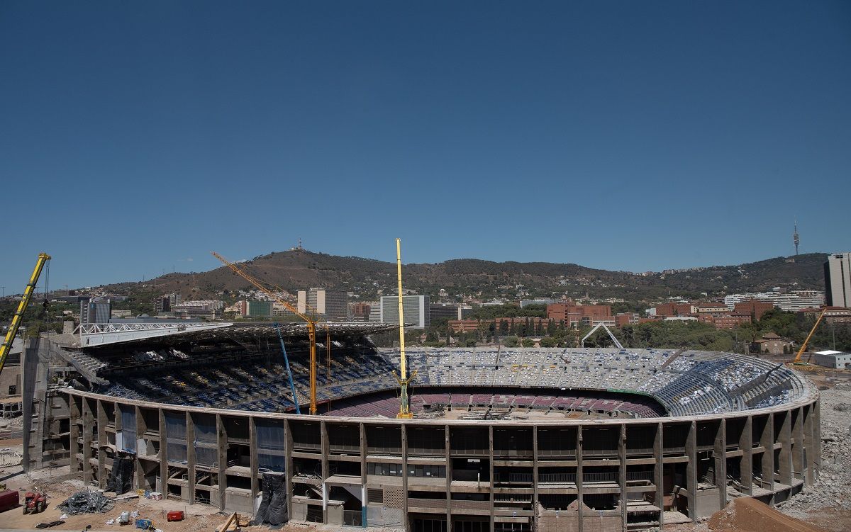 El Camp Nou, en obres