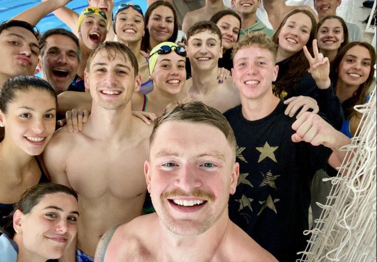 Adam Peaty, a les piscines del CAR Sant Cugat