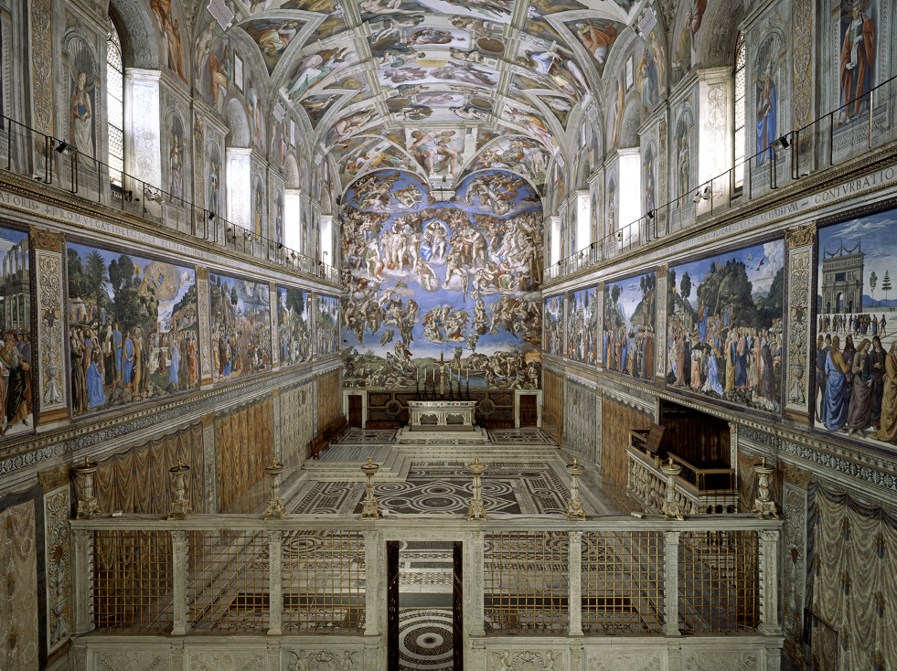 Imatge de l'interior de la Capella Sixtina / Museu Vaticà