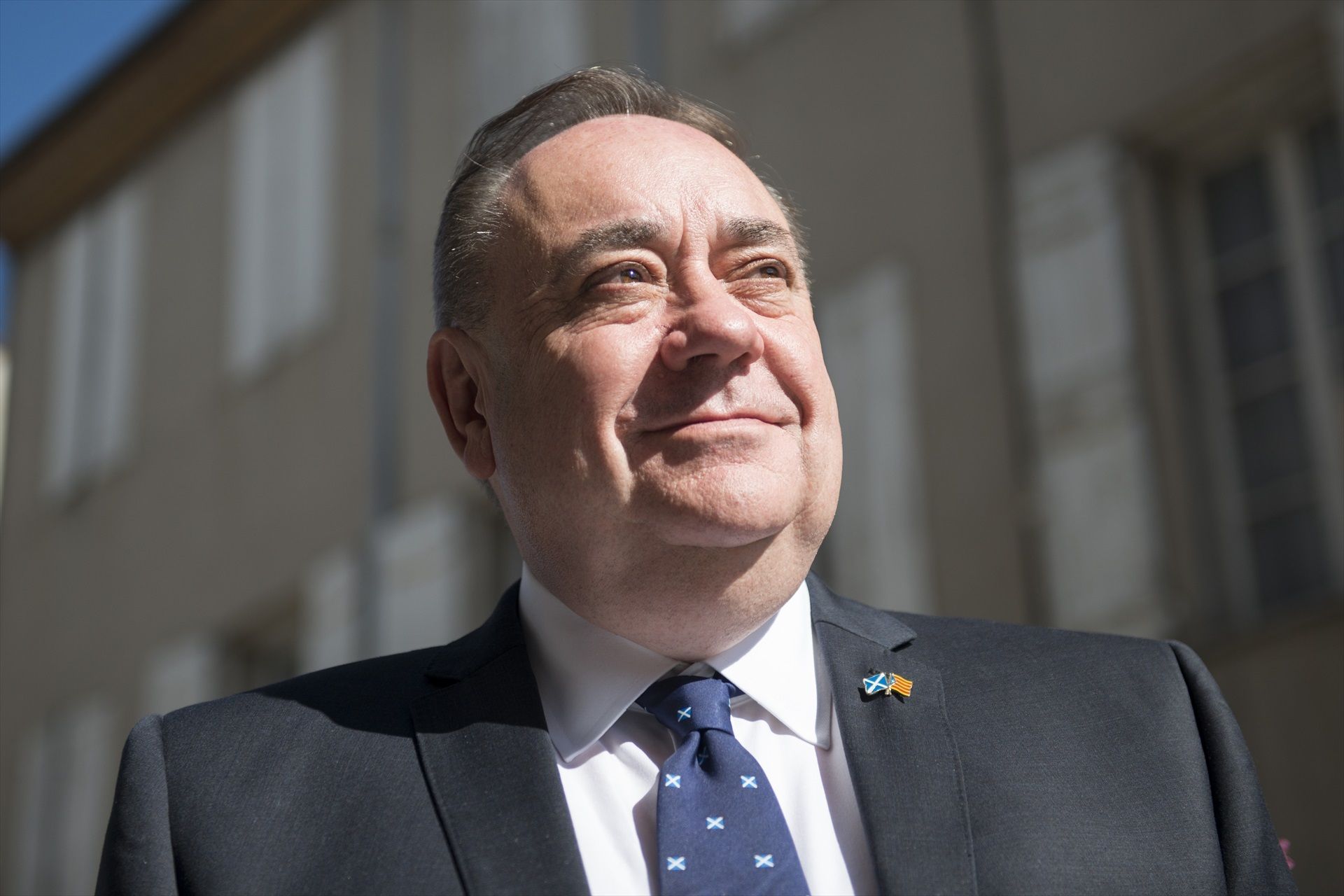 Alex Salmond, durant la seva estada a l'universitat catalana d'estiu