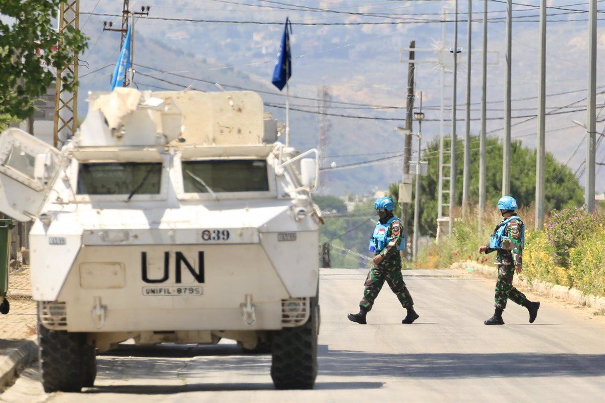 Una patrulla dels cascos blaus de l'Onu al Líban, en una imatge d'arxiu