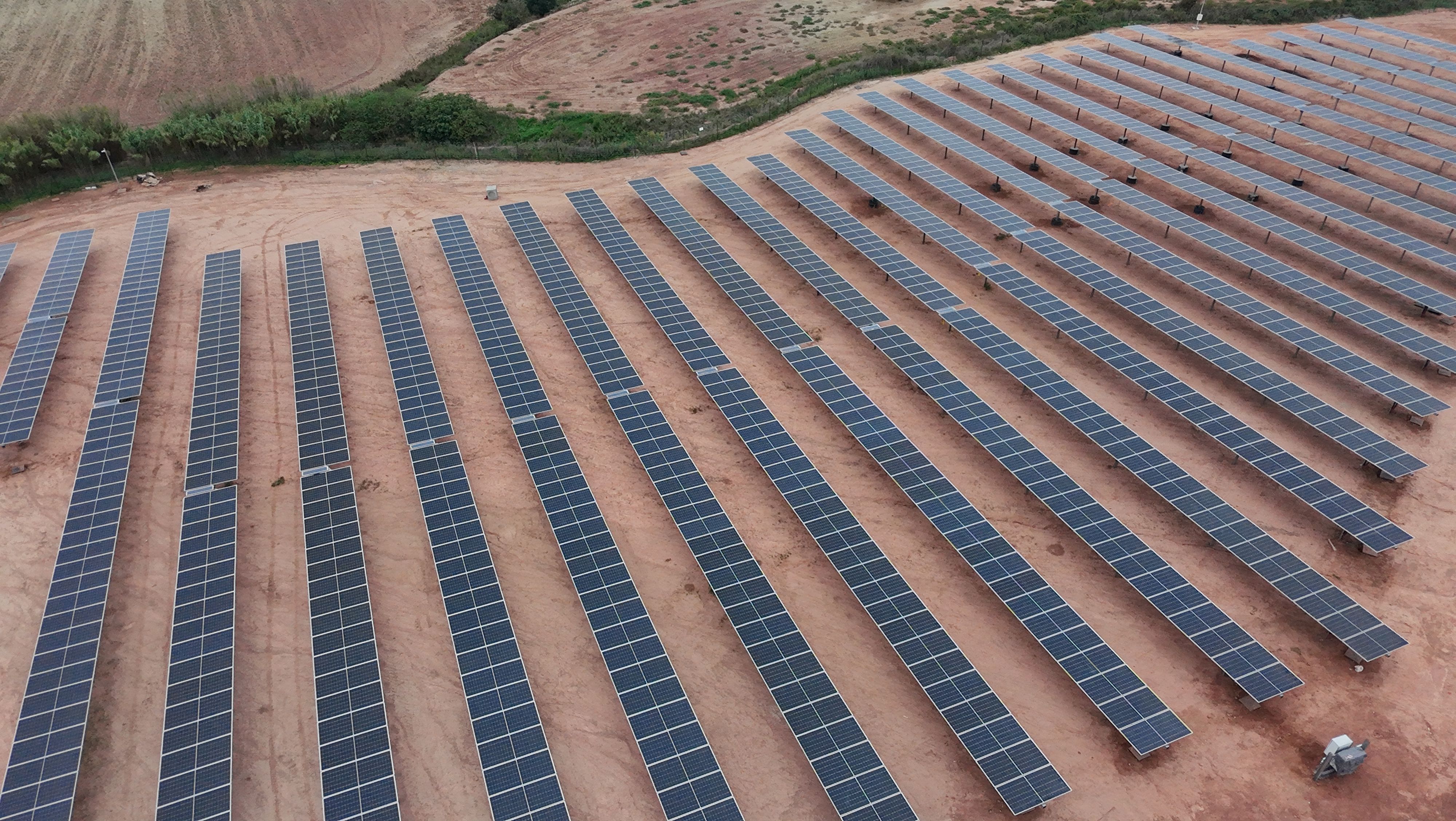 Parc solar de Sant Fruitós del Bages que L'Energètica comprarà parcialment