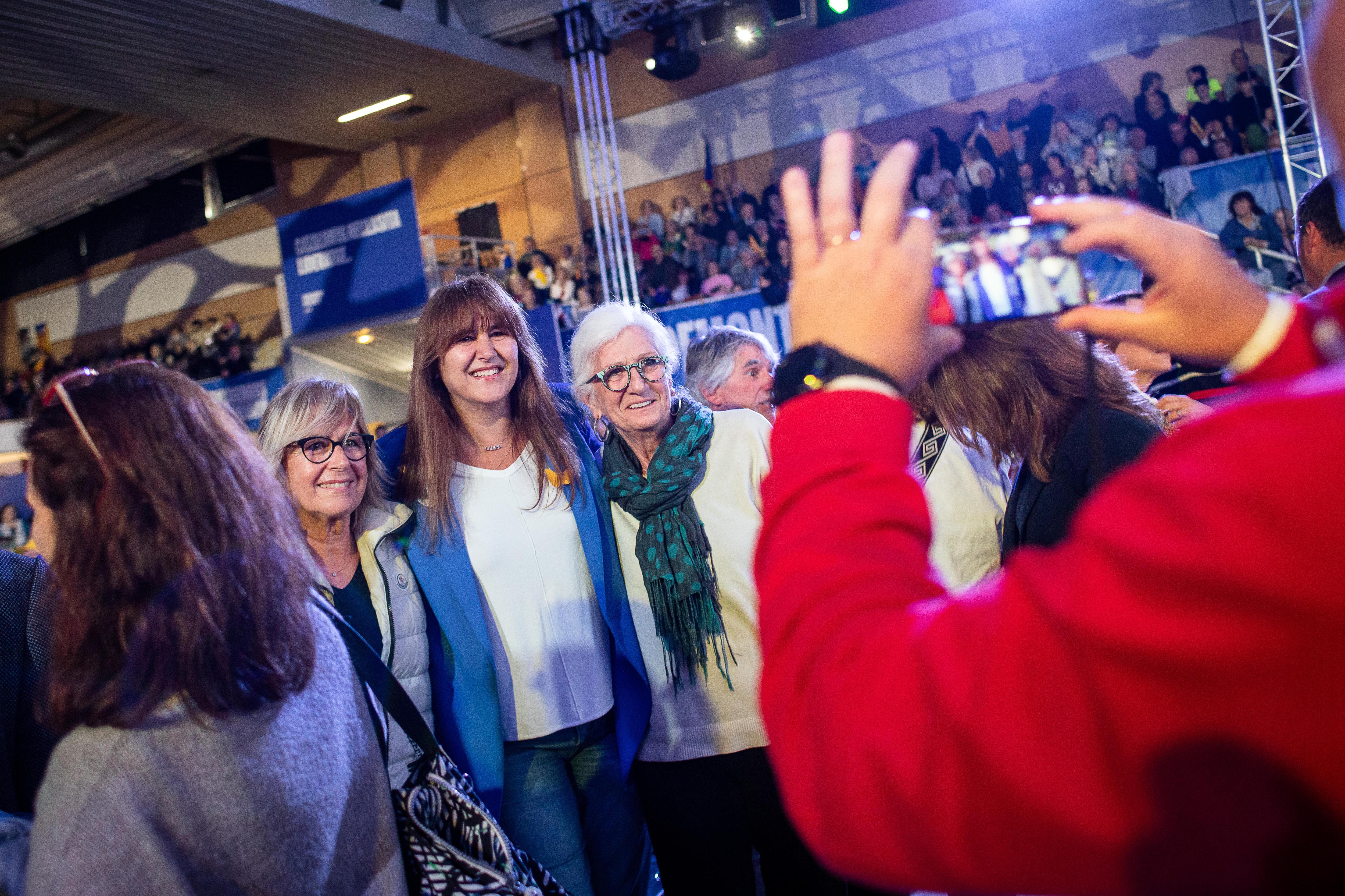 Laura Borràs, en un acte de Junts a Argelers