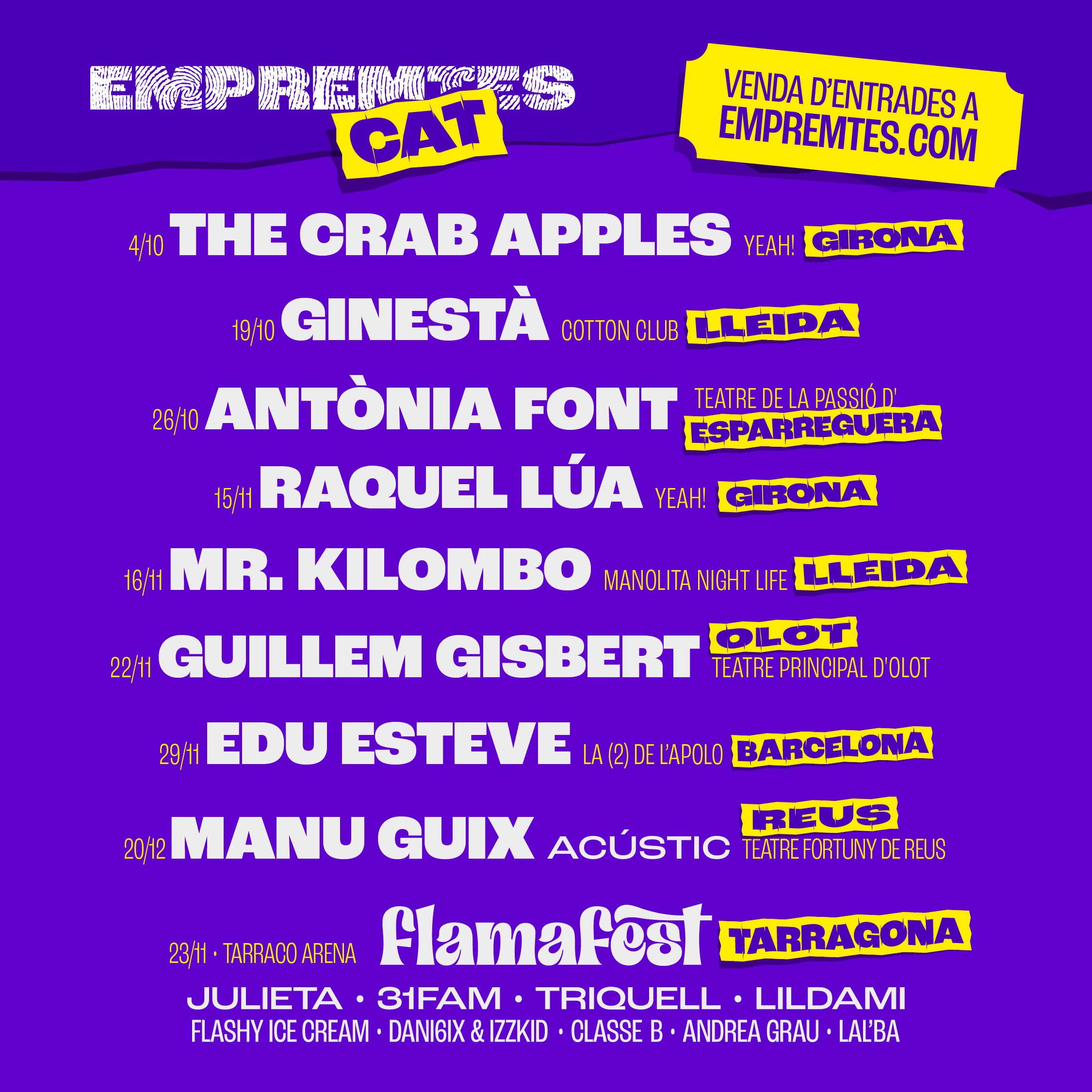 El cartell del Festival Empremtes