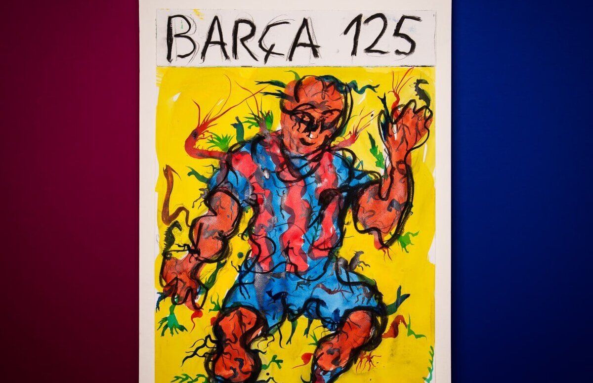 El cartell del 125è aniversari del Barça, per Miquel Barceló