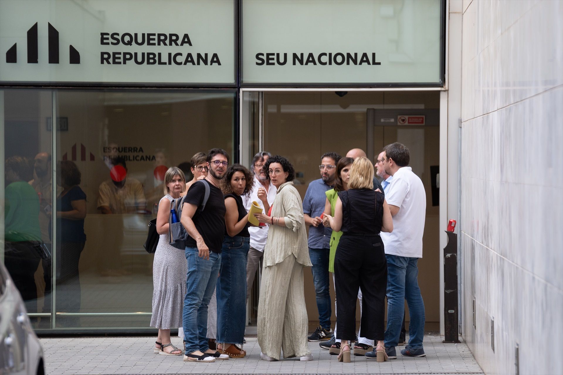 Una pausa durant una executiva nacional d'ERC