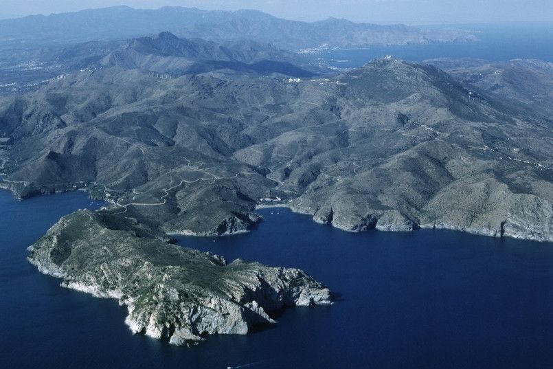 Imatge aèria del Cap de Creus, el 13 de gener del 2021