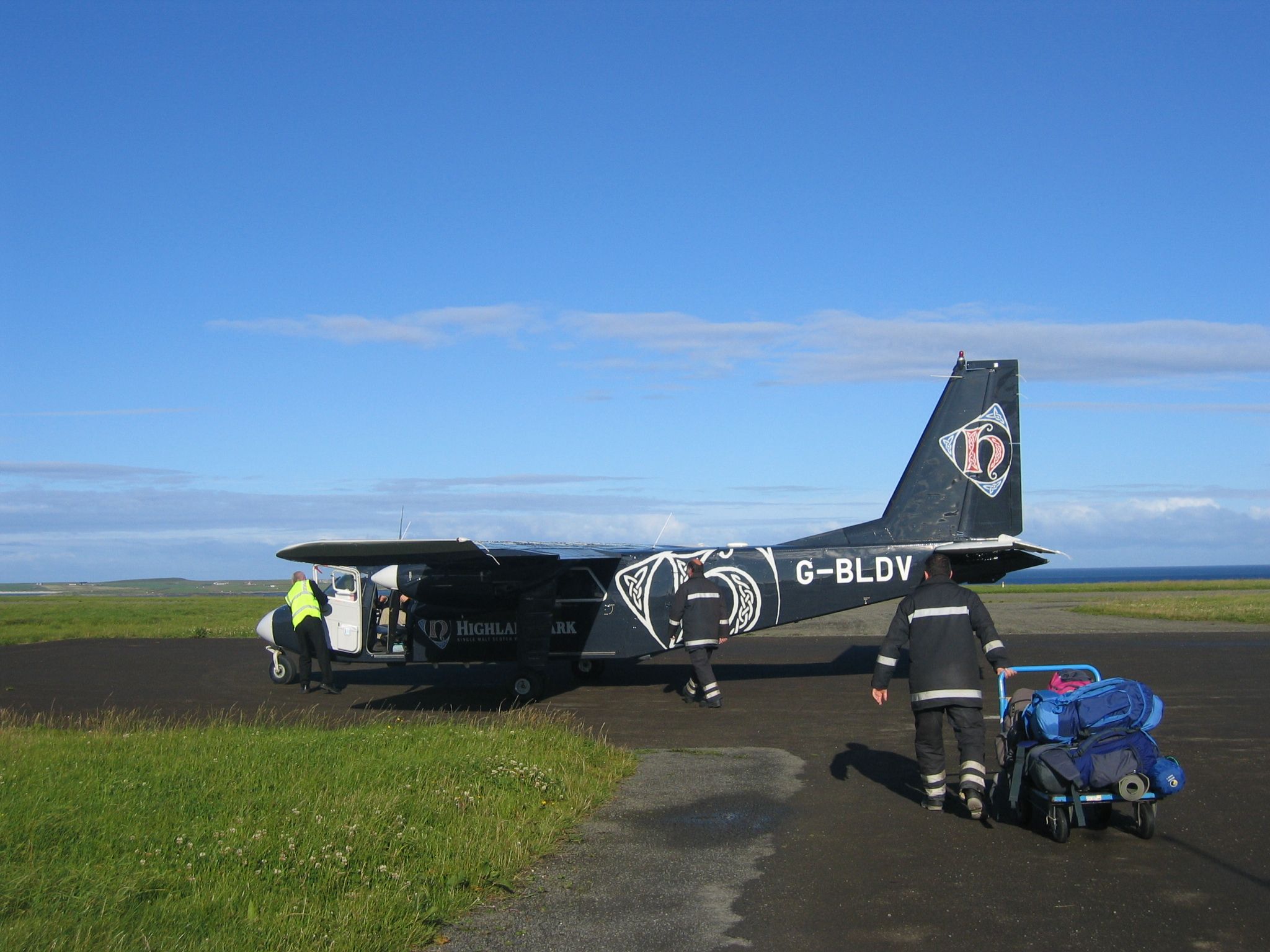 L'aeroport de Papa Westray, a Escòcia