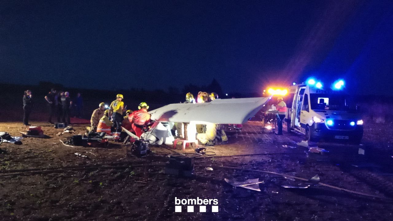 Una avioneta s'accidenta a Viladamat