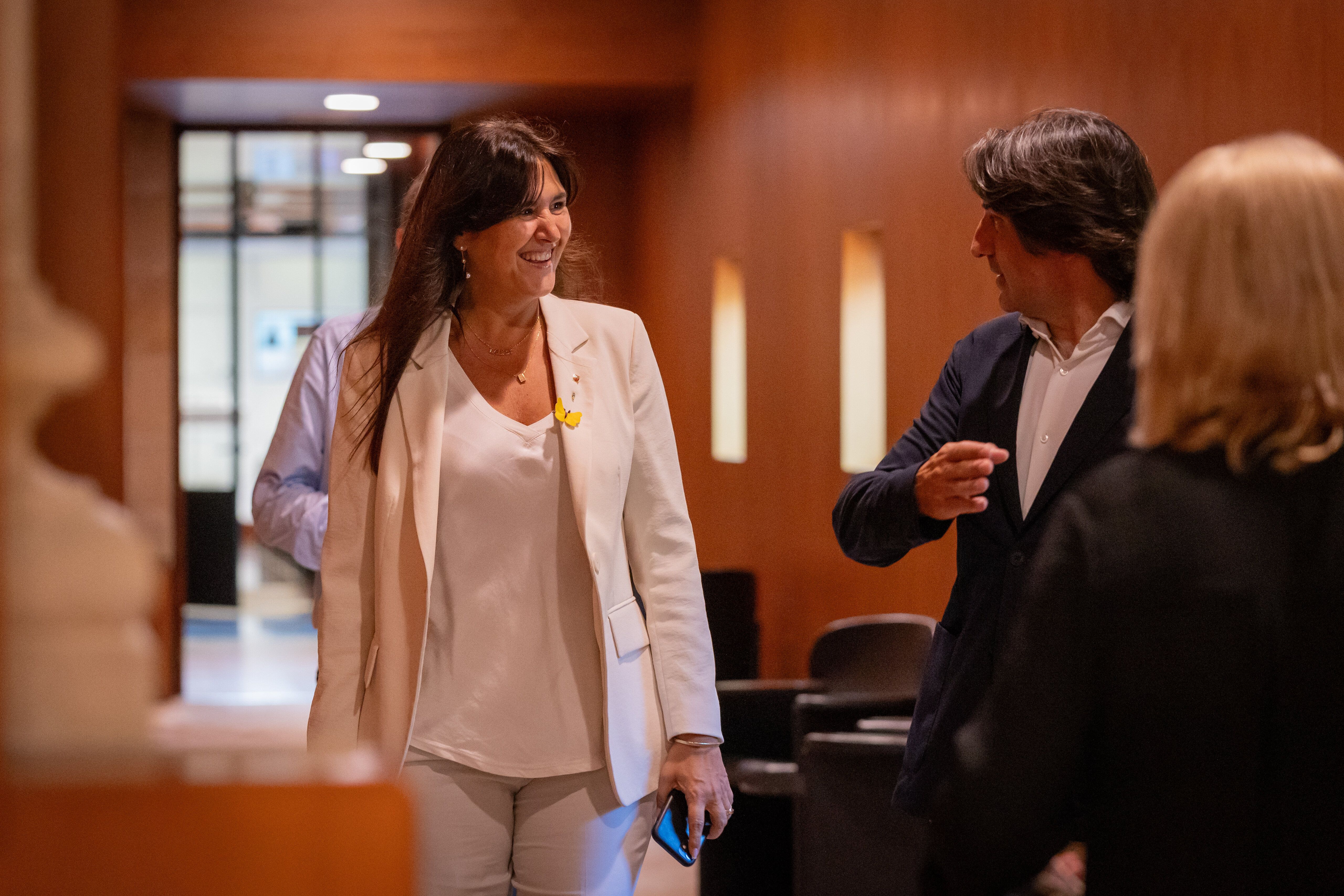 Laura Borràs, en una imatge d'arxiu al Parlament.